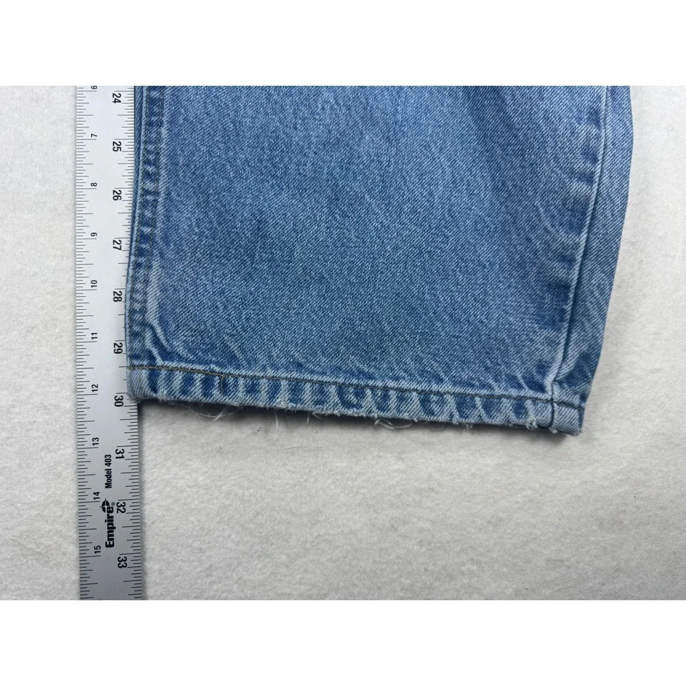 Carhartt B17 DST Relaxed Fit Jeans Mens 50x30 Blue Denim Work Pants Medium Wash - Picture 5 of 13